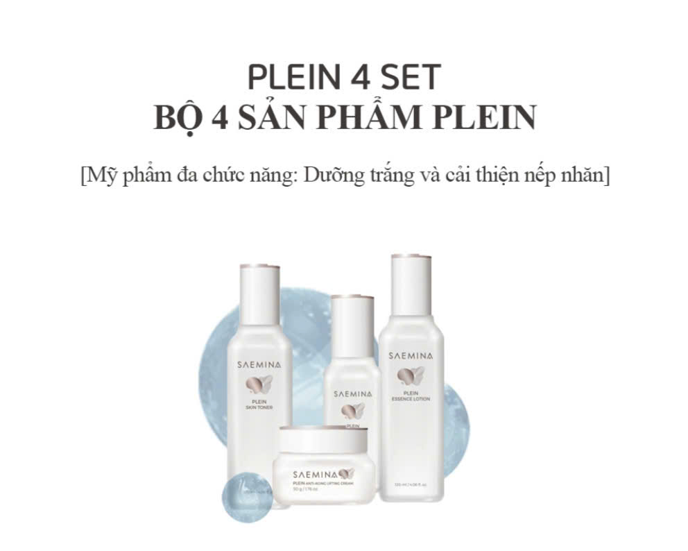 BỘ SẢN PHẨM SAEMINA PLEIN